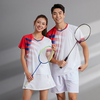 羽毛球服男女套装速干透气短袖情侣款上衣乒乓球网球运动服定制夏