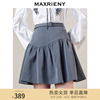 maxrieny高腰蓬蓬裙，春款花朵半身裙洋气甜酷短裙