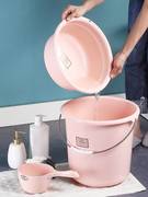 桶学生宿舍用大学开学住校三件套装水桶储水桶寝室水桶脸盆洗衣桶