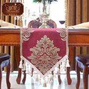 美式古典桌旗欧式桌布装饰长条，中式餐桌旗，布床旗床尾巾茶几旗