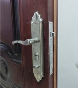 防盗门锁超C级套装天地锁大门锁大木门锁通用型锁具不锈钢把手
