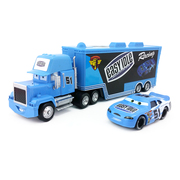 美泰赛车总动员玩具车 汽车总动员合金车51号货柜运输卡车