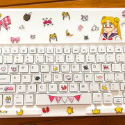 美少女战士键盘贴纸手账防水手机，后壳杯子，ipad平板电脑按键贴装饰