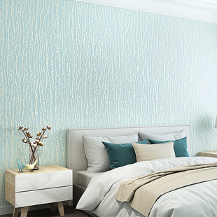 家用电视背景墙纸无纺布，2023硅藻泥客厅卧室，素色北欧简约壁纸
