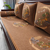 中式红木沙发坐垫实木家具沙发垫罗汉床椅子防滑套罩垫子海绵定制