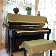 品中式钢琴罩半罩电子琴防尘罩盖布，凳子罩布艺绣花刺绣美式防尘新