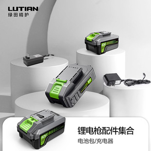 绿田锂电洗车机电池包充电器40V20V无线手持高压水专用配件
