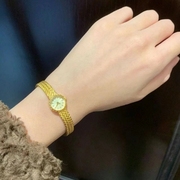日本阿卡朵agete金麦穗(金麦穗，)手表女款小金表小众轻奢简约复古精致腕表
