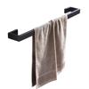 黑色毛巾架套装不锈钢，304卫生间毛巾杆置物架，卫浴五金挂件