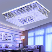led水晶灯客厅灯长方形吸顶灯，现代简约卧室，餐厅灯大气家用灯具