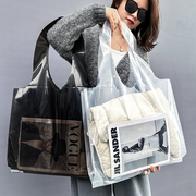 高档时尚服装店用手提袋子黑白女装衣服购物包装袋定制logo