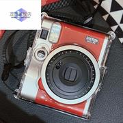 适用于拍立得包包mini90透明水晶硬保护相机外保护套相机配件