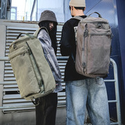 双肩包户外(包户外)旅行水桶，背包帆布登山运动男驴友，超火个性大容量行李包