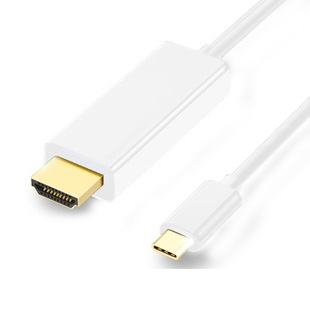 雷电3 Type-c转HDMI mac电脑连接电视投影仪高清线 1.5米3米5米