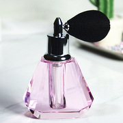 5ML粉色水晶气囊香水瓶 喷雾分装瓶 空瓶子 免费刻字 软装饰