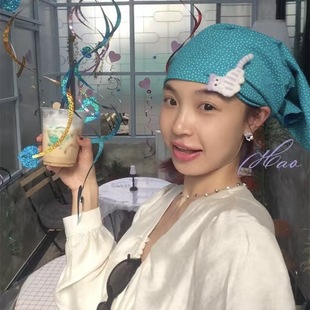 韩版针织珍珠小猫玫瑰花ab款发夹碎发夹甜美可爱侧边发卡边夹子女