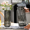 轻奢花瓶摆件客厅创意简约水养插花鲜花玻璃原色透明北欧餐桌装饰