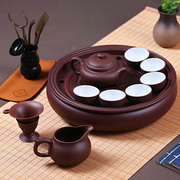 紫砂茶盘茶具套装大号，茶壶茶杯陶瓷家用客厅办公整套功夫泡茶茶具