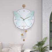 书房创意艺术装饰挂钟客厅家用现代简约高档时钟餐桌背景墙饰钟表