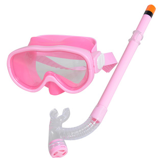 儿童潜水镜呼吸管套装男童，女童均可防水防雾清晰泳镜可调节