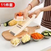 多功能切菜器 厨房刨丝器擦丝器切土豆丝切丝器切片器姜蒜碎末器