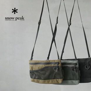 snowpeak户外雪峰日系山系，运动小包男女，通露营登山单肩包斜挎包