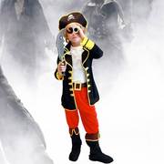 万圣节儿童服装男童演出服幼儿园舞会派对海盗衣服cos加勒比海盗