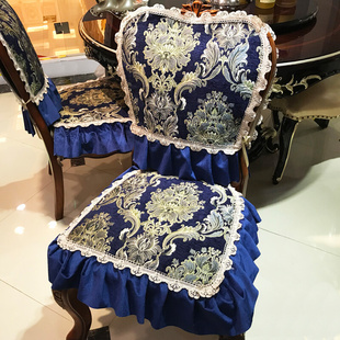 餐椅垫套罩欧式家用餐桌垫美式简约座，椅垫套装布艺四季通用坐垫