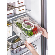 保鲜盒塑料冰箱专用食品级厨房，蔬菜食物收纳盒长方形密封盒子商用