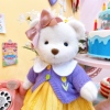莉娜小熊着替毛绒玩具熊娃衣泰迪熊裙子毛衣，连衣裙自由搭配