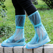 旅行防滑雨鞋套下雨天防水加厚防雨神器耐磨绑带高筒长筒透明鞋套
