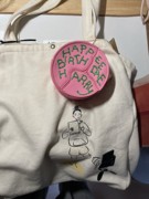 哈利波特蛋糕包零钱包粉色小圆，包化妆包随身收纳包可爱(包可爱)卡通女包