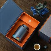 清新创意茶叶罐铁罐随手礼茶叶礼盒包装盒空盒红茶绿茶礼盒装定制