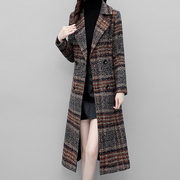 MOMI香港大牌女装时尚轻奢气质秋冬毛呢外套加棉加厚保暖大衣