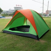 户外双人野营帐篷情侣露营帐篷双门双层三季专业级防雨超轻款