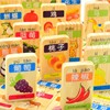 100片双面水果动物多米诺骨牌，儿童益智汉字识字认知早教积木玩具