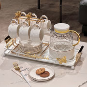 陶瓷茶具套装家用杯子，一套家庭待客茶壶，水杯乔迁结婚送礼整