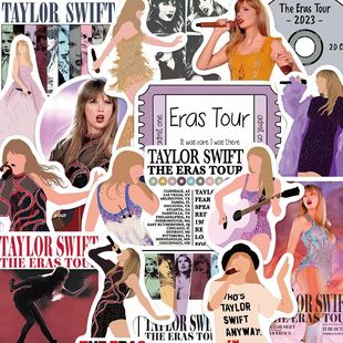 50张霉霉时代巡演大电影贴纸taylorswifttheerastour周边防水diy