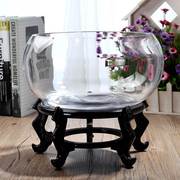 圆形透明玻璃金鱼缸(金鱼缸，)乌龟缸大号鼓缸水培器皿家居花瓶