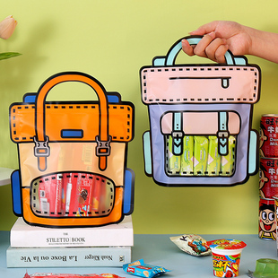学校开学礼物袋零食糖果包装袋幼儿园袋伴手礼手提袋书包袋子