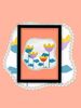 袖珍珍珠花展示向阳花野菊百合水仙小幅艺术展示室内装饰