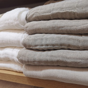 日式无印全棉三层纱织毛巾被夏季 良品纯棉单双人轻薄空调毯子