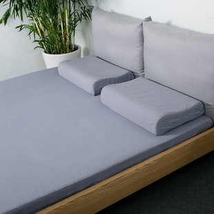 纯棉六面全包床笠拉链式席梦思床垫保护套防滑乳胶床垫罩套定制