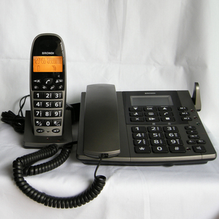 品数字无绳电话子母机一拖一来电显示老人家用固话办公无线促