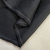 砂洗棉面料黑色加厚斜纹肌理立体感透气衬衫裤子连衣裙设计师布料