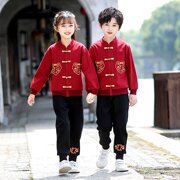 幼儿园园服运动装中小学生校服运动套装运动会纯棉棒球服校园风