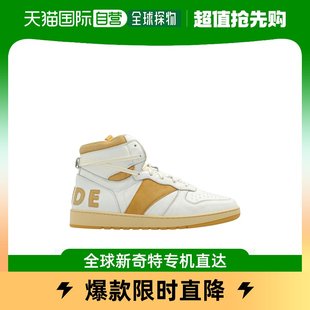 香港直邮Rhude 徽标高帮板鞋 RHFW22FO044896600660