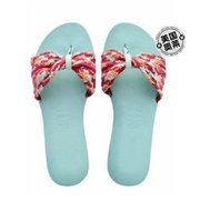 havaianas天蓝色编织带凉鞋 - 天蓝色 美国奥莱直发