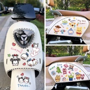 卡通可爱维尼小熊划痕遮挡迪士尼电动车摩托头盔汽车身装饰车贴纸