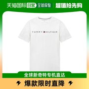 韩国直邮TommyHilfiger 衬衫 商标/印花/短袖T恤/白色/男士/女士/